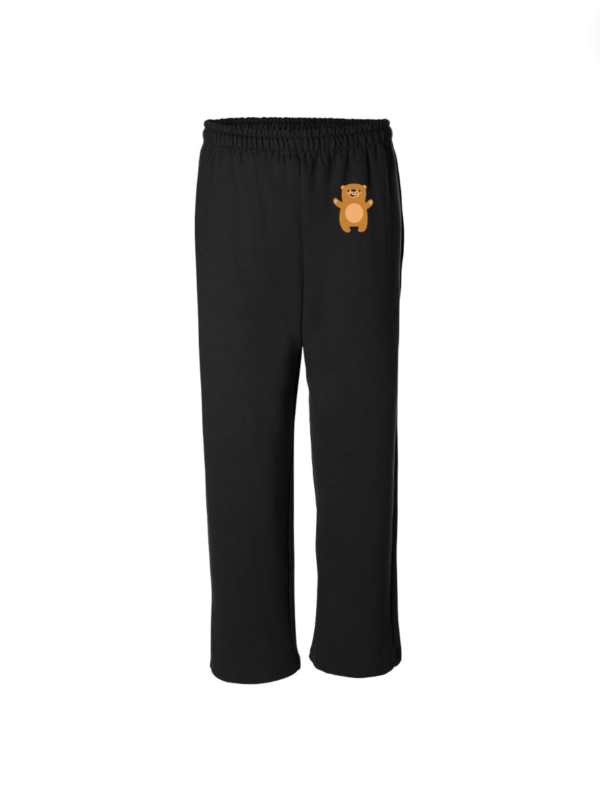 Brown Bear – Open-Bottom Sweatpants 2